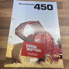 Massey Ferguson 450 round baler Sales Brochure Flyer Leaflet Original MF