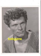 DEWEY MARTIN ORIGINAL 8X10 PHOTO HANDSOME PORTRAIT 1955 LAND OF THE PHARAOHS