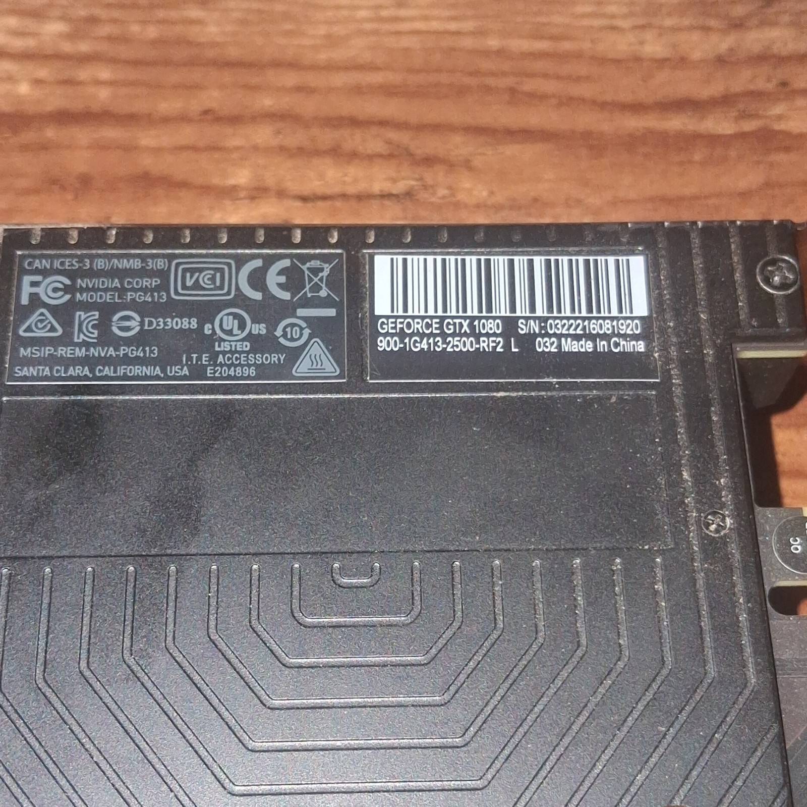 NVIDIA GeForce GTX 1080 Founders Edition PCIe x16 Fan Heatsink Multi ...