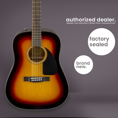 Fender CD60 - Dreadnought Acoustic Guitar - Sunburst