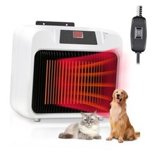 Dog House Heater with Smart Thermostat 300W/600W Chicken Coop Heater for