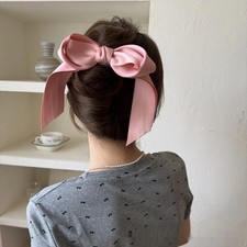 Women's Ballet Ribbon Bow Hair Accessory claw hair clip