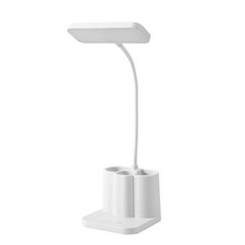 Dimmable LED Desk Light Touch Sensor Table Bedside Reading Lamp USB Rechargeable