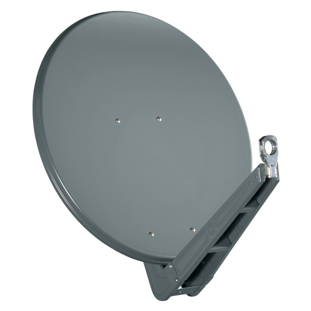 Gibertini Spiegel SE Profi Serie 75cm anthrazit | Alu SAT Antenne | hochwertig
