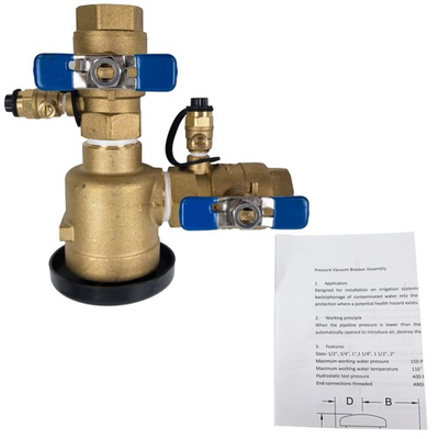 #ad #ad 1 in. 720A Pressure Vacuum Breaker Assembly Model # 34 720A NEW $89.39