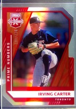 2021 Panini Elite Extra Edition Irving Carter Prime Numbers B Die Cut /134 #152
