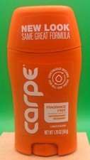 Carpe Clinical Strength Antiperspirant Deodorant Fragrance Free Sweat Control