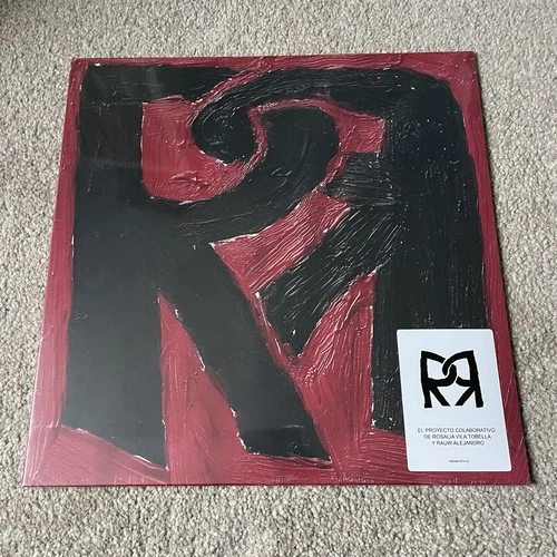 Rosalia & Rauw Alejandro – RR Vinyl Record SEALED Heart Shaped Red/Black 2023