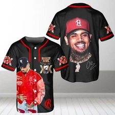 Chris Brown Baseball Jersey, Chris Brown Tour Jersey, Breezy Bowl XX 2025 Shirt