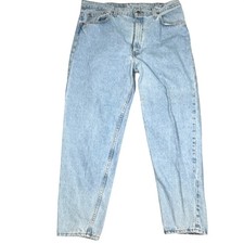 Levis 550 Jeans Mens 40W 32L Faded Blue Relaxed Fit Taper Leg USA ViTG