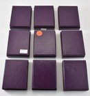 (130) 1986-1993 Proof OGP American Silver Eagle Packaging Purple- NO COINS *4524 — photo 3