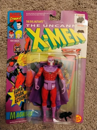 1991 Marvel Comics Uncanny X Men Magneto Action Figure ToyBiz Vintage