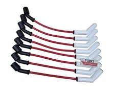 13" Ton's Red Ceramic LS High Performance Spark Plug Wire Set LS GM TRUCK 8.1L