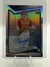 2022 Elite Extra Edition Nick Biddison Auto Phillies Prospect Autograph 