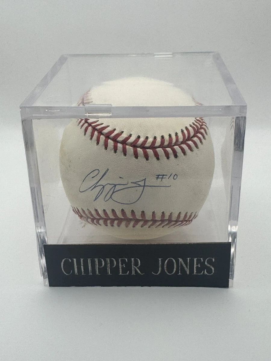 Chipper Jones Original Autographed Baseball MLB Balls for sale | eBay