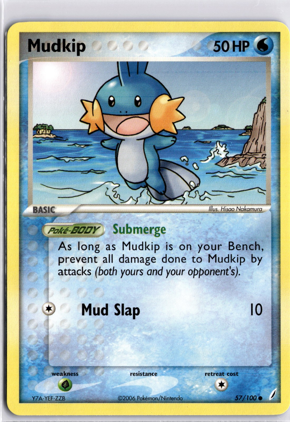 Mudkip Common Crystal Guardians 57/100 NM