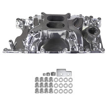 Dodge Mopar Plymouth 318-360 Magnum Dual Plane Aluminum Sb Intake Manifold Pol. Dodge Mopar Plymouth 318-360 Magnum Dual Plane Aluminum Sb Intake Manifold Pol.