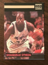 1992-94 Pocket Pages Cards Free Samples #30 Shaquille O'Neal - Orlando Magic HOF