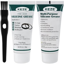 2 Pack 1 oz Food Grade Silicone Grease Pool Filter O-Ring Faucet Valve Lube