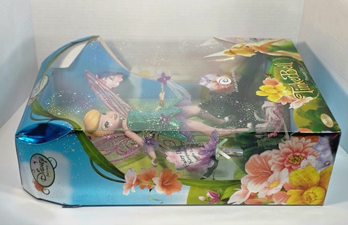 DISNEY FAIRIES TINKER BELL PORZELLAN MESSING SCHLÜSSEL ANDENKEN PUPPE 2008 UNGEÖFFNETE BOX - Bild 15 von 24