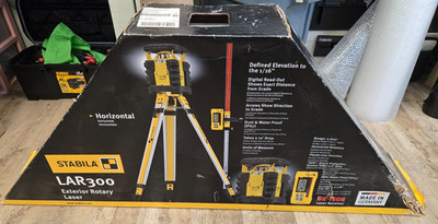STABILA LAR 300 Rotary Laser Level Full Set 05820