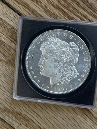 1884 o morgan silver dollar PL, BU and Has Amazing Luster