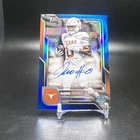 2025 Bowman Chrome U DeAndre Moore Jr. 1st Blue On-Card Auto #d /150 Texas