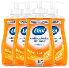 Antibacterial Liquid Hand Soap Gold 11 fl oz Pack of 4