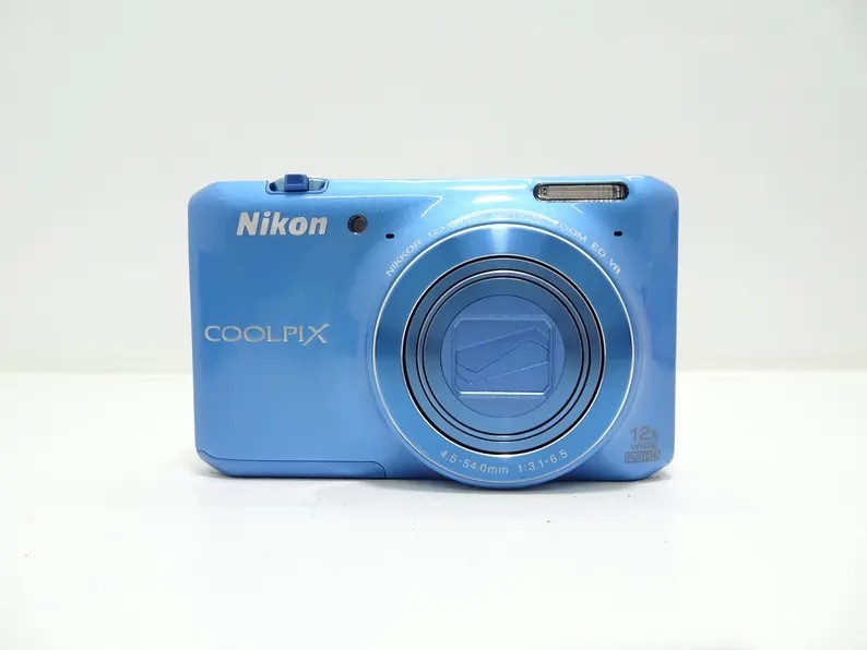 Nikon COOLPIX S6400 blue Digital Camera 16.0MP 12x Optical Zoom