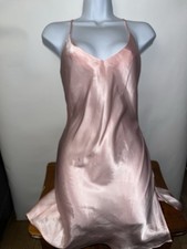Victoria Secret Y2K Lingerie Chemise Slip Dress S Light Pink Fairy Low Back