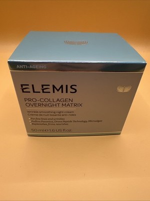 NIB! Elemis Pro-Collagen Overnight Matrix  1.6 fl oz /50ml NIB