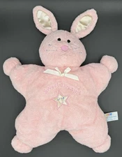 2003 Kids Preferred Sweet Dreams Pink Rabbit Bunny Lovey Plush Stuffed Toy 13"