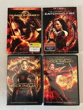 The Hunger Games Complete 4-Film Collection DVD Jennifer Lawrence Lionsgate