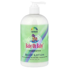 Rainbow Research Baby Oh Baby Body Lotion Unscented 16 fl oz Cruelty-Free,