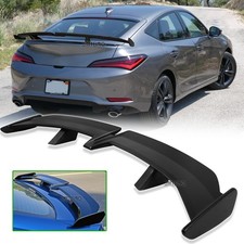 55 Pro Rear Spoiler Wing Trunk Drill-free Matte Black For Acura Integra Sedan
