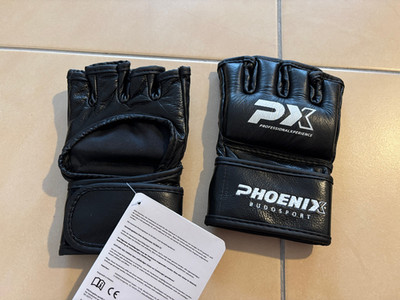 Neu!!! PHOENIX Budo MMA Handschuhe, Leder, Gr. M, Krav Maga Handschuhe