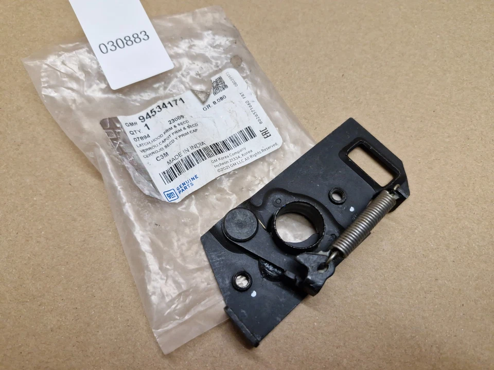 Cerradura de capó original Vauxhall Opel Chevrolet 94534171 nuevo OEM Foto 4 de 4