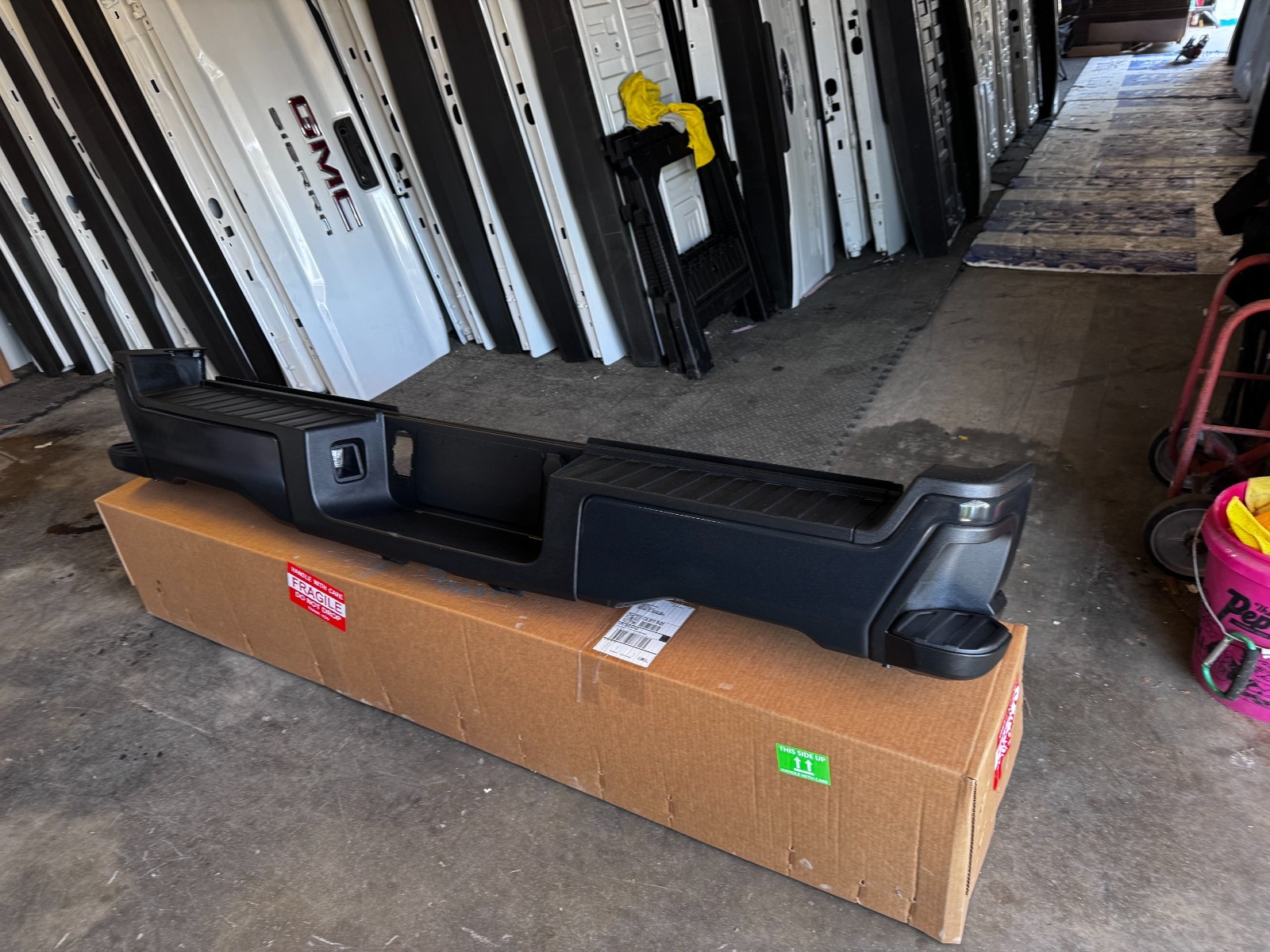 23-25 SUPER DUTY Rear Bumper No Sensor Holes NTO F250 Ford Truck OEM Factory