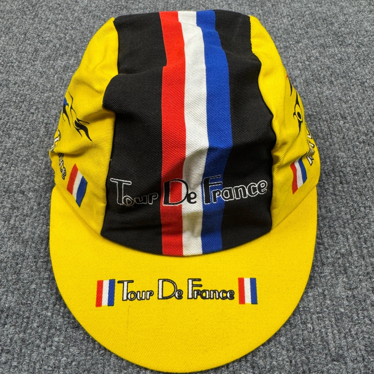 Casquette Vintage Le Tour De France 2007 Jaune Ajustable Homme