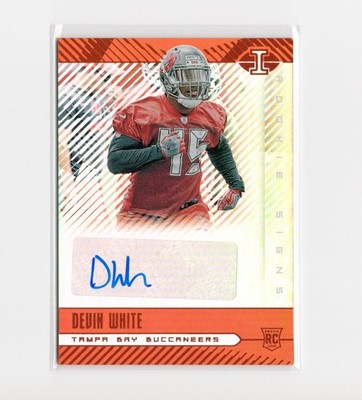 2019 Panini Illusions Rookie Signs Devin White #RS-DEW Rookie Card RC Auto