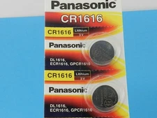 PANASONIC  CR1616  LITHIUM 3V  BATTERY  2Pcs