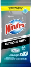 Windex Electronics Cleaning Wipes, Pre-Moistened Screen Wipes for TVs, Phones an