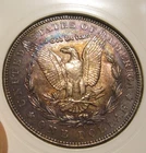 1902 O Morgan Silver Dollar - UNC, Fully toned reverse, toning obverse, 5379