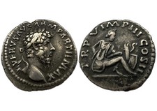 Lucius Verus (AD 161-169).  AR Denarius. Rome, AD 165.