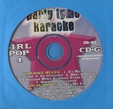 Party Tyme Karaoke: Girl Pop Vol 4 CD G, 2004 Sybersound SVB-1617 Used