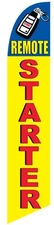 Remote Starter 12ft Feather Banner Swooper Flag - FLAG ONLY