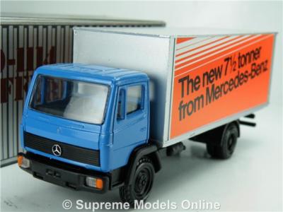 NZG MERCEDES 7,5 TONNER MODELL LKW STARR 1:50 709-1114 ORIGINAL 80ER JAHRE LAGERWARE K8Q
