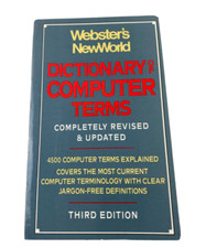 Webster's NewWorld Dictionary Computer Terms, Third Edition, 1988 Paperback