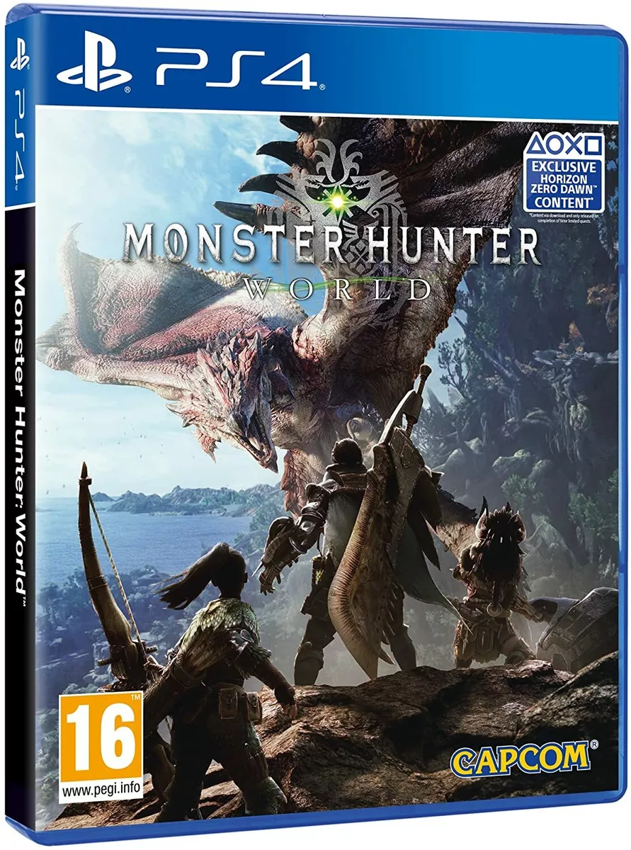 PS4 Monster Hunter World EXCELLENT Condition PS5 Compatible Role-Playing  Game