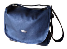 Faux Firenze Italy Ladies Black Faux Leather Shoulder Bag Fashion Bag Nice Gift